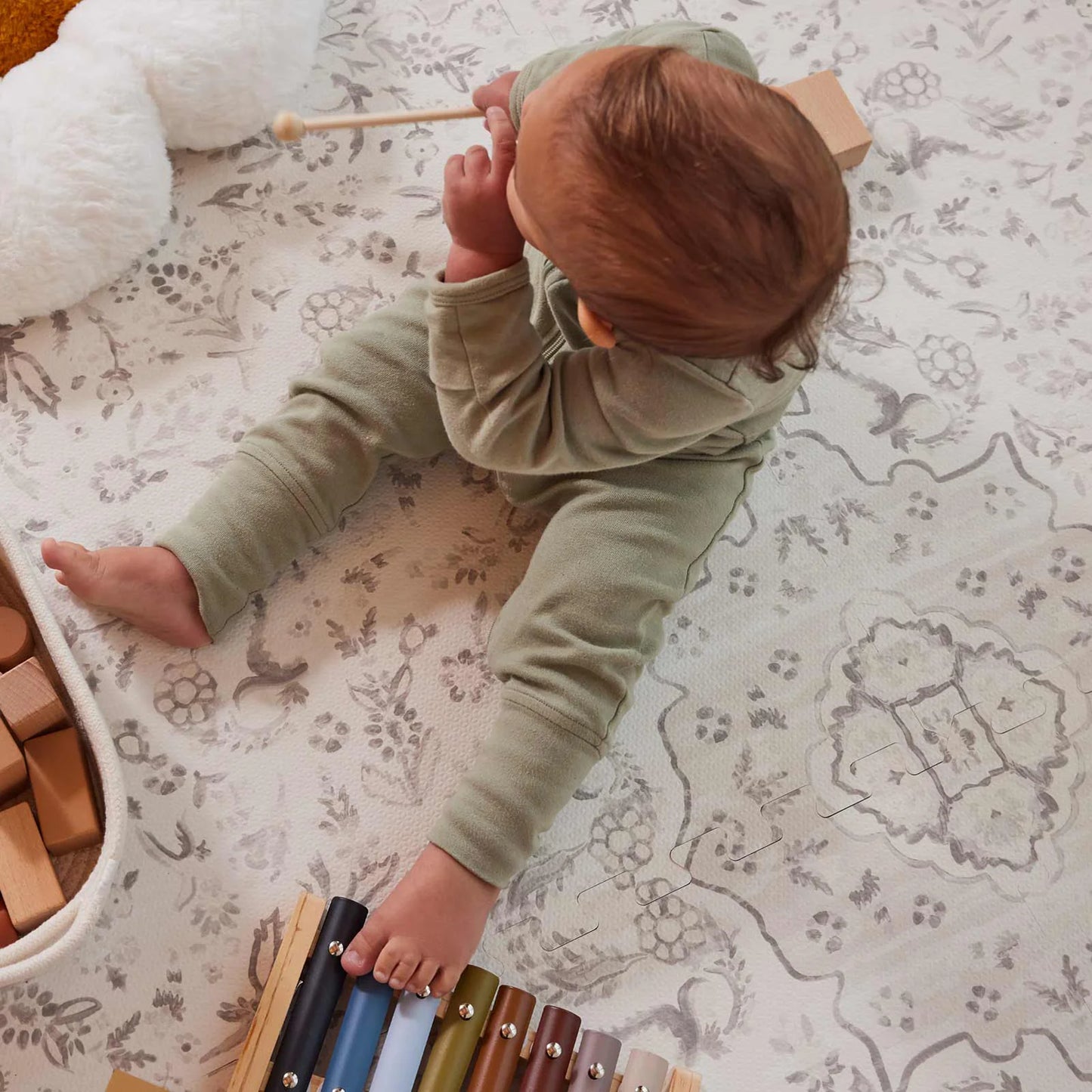 SadBeige™ Puzzle Play Mat