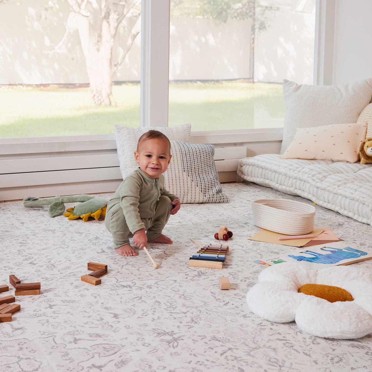SadBeige™ Puzzle Play Mat